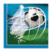 Procos 93747 FSC paper napkins football fans party (33x33cm, double veil), 20 pieces, multicolour