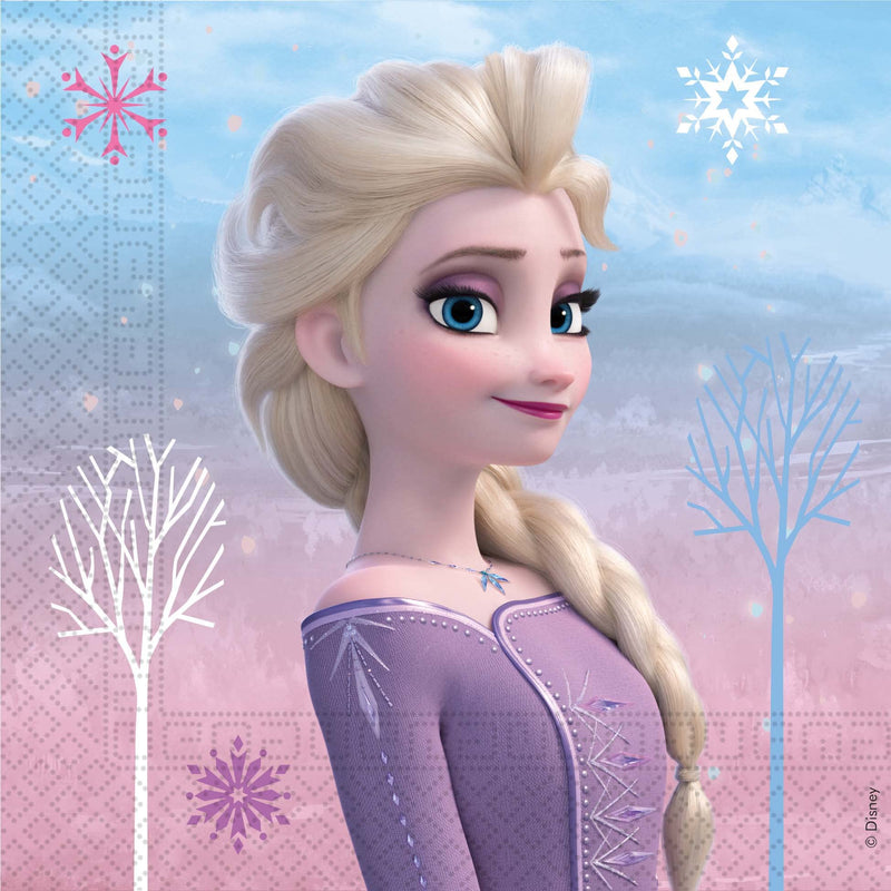 Globos - Papieren Servetten FSC Frozen 3 Wind Spirit 20st.