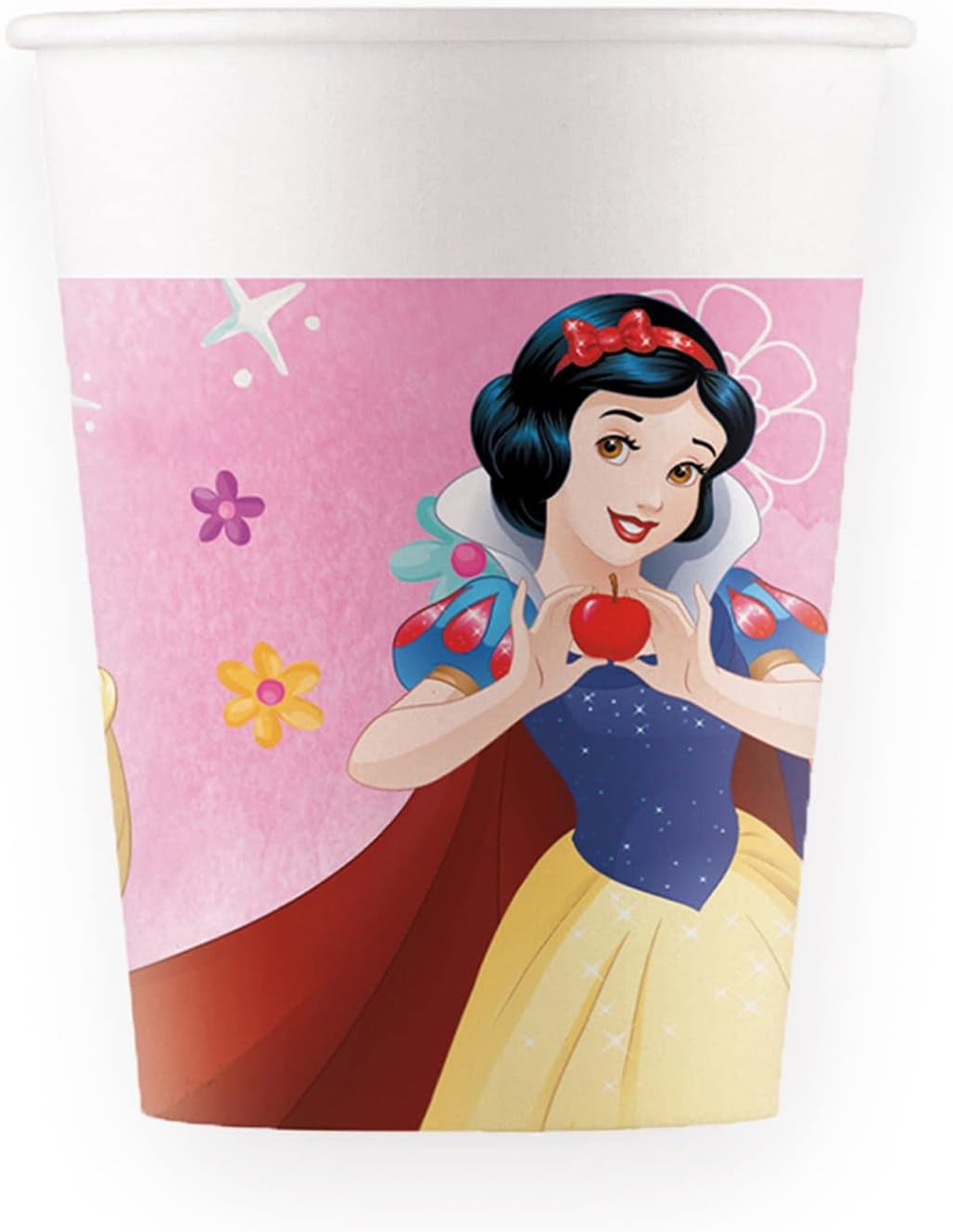 Procos - Disney Princess Live Your Story FSC Paper Cups (200 ml), 8 Pieces, Multicolor, 93848