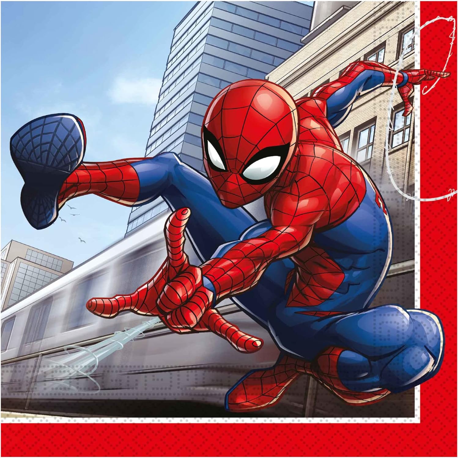 Procos- Folat Servilletas FSC Spider-Man 33x33cm-20 Piezas, Multicolor (93865P