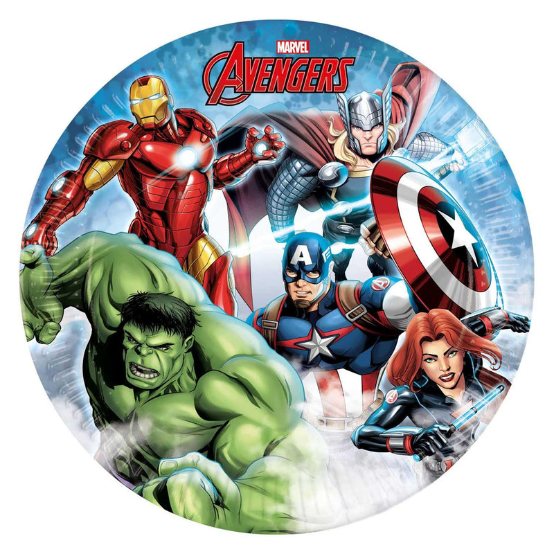Procos Avengers Infinity Stones Pack of 8 Party Plates