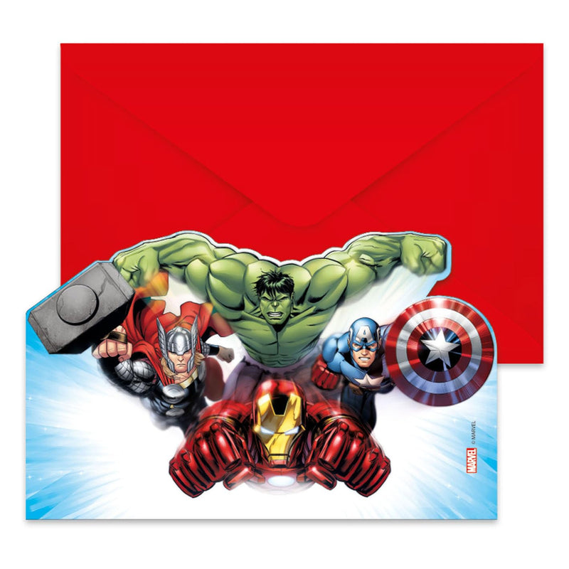 Procos Avengers Infinity Stones 6 Invitations