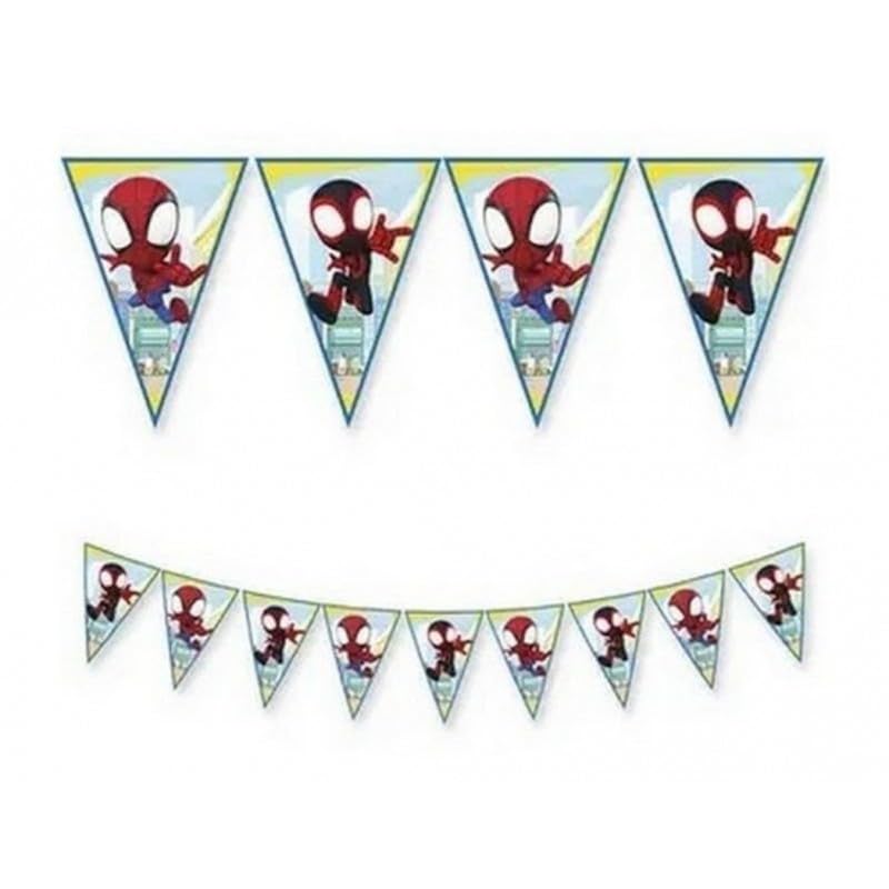Procos Spidey And His Amazing Friends Paper Party Flag Banner