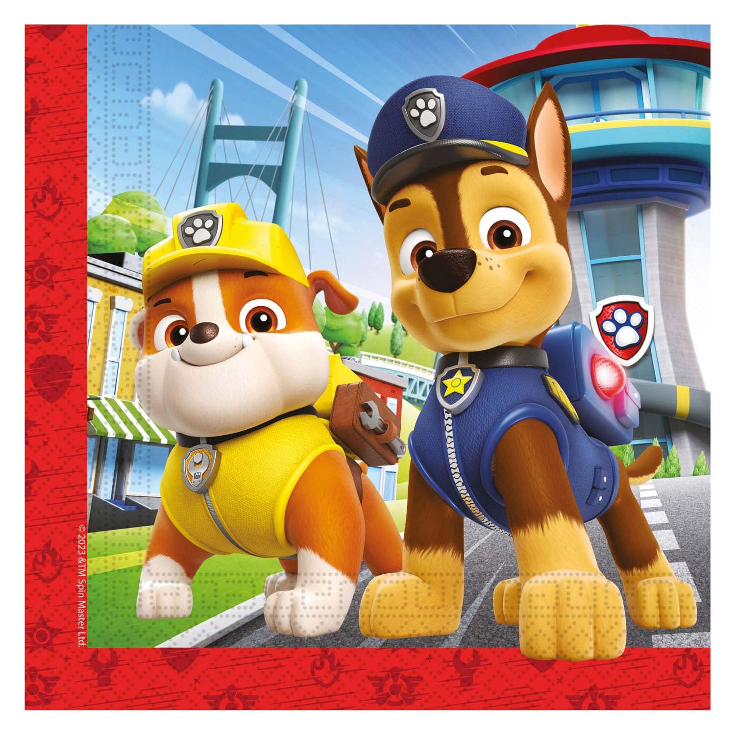 Globos - Papieren Servetten FSC PAW Patrol Rescue Heroes 20st.