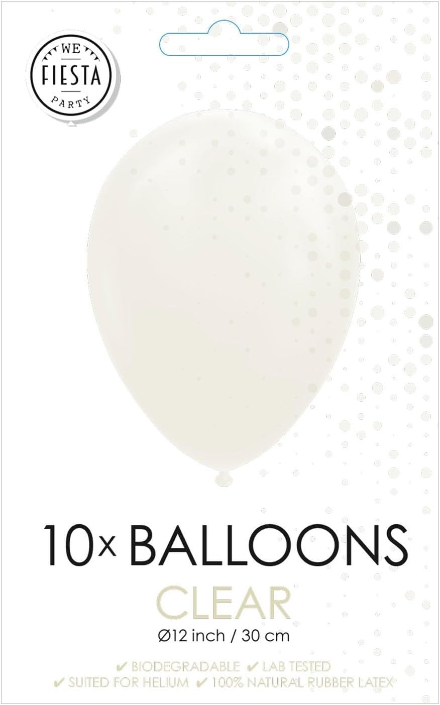 Globos - Ballonnen Doorzichtig 30cm 10st.