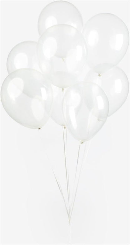 Globos - Ballonnen Doorzichtig 30cm 10st.