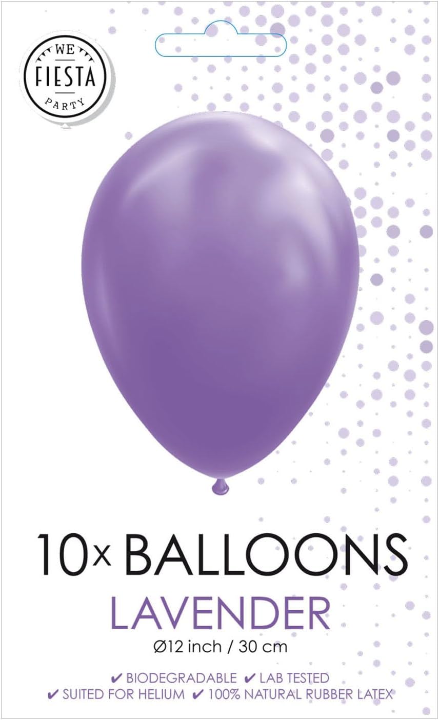 10 Balloons Lavender 12"