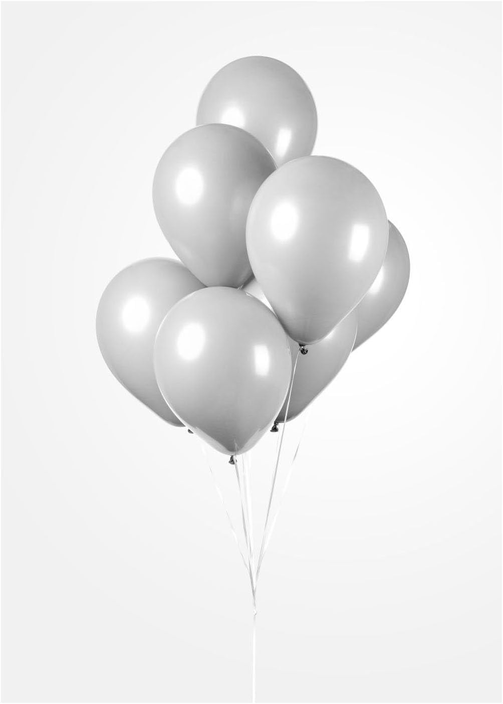 Globos - Ballonnen Cool Grijs 30cm 10st.