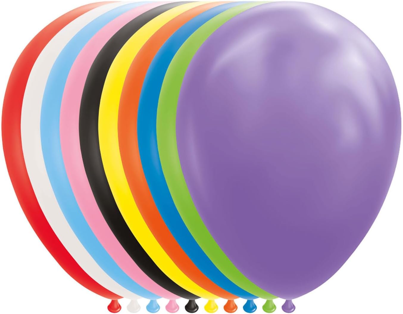 GLOBOS Globos Balloons Mix Kleuren 30 cm, Pack of 10