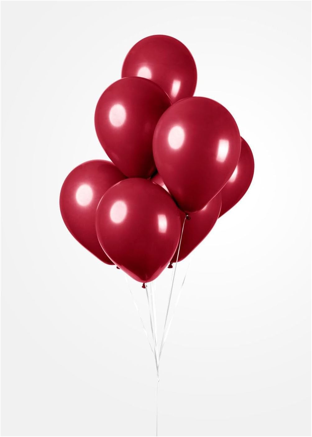 Globos Metallic Ballons Burgunder, 10 verjaardagsballonnen bruiloftsballonnen latex 30 cm