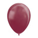 Globos Metallic Ballons Burgunder, 10 verjaardagsballonnen bruiloftsballonnen latex 30 cm