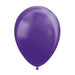 Globos Paarse metallic ballonnen, 10 ballonnen violet feestdecoratie & bruiloftsdecoratie, 30 cm