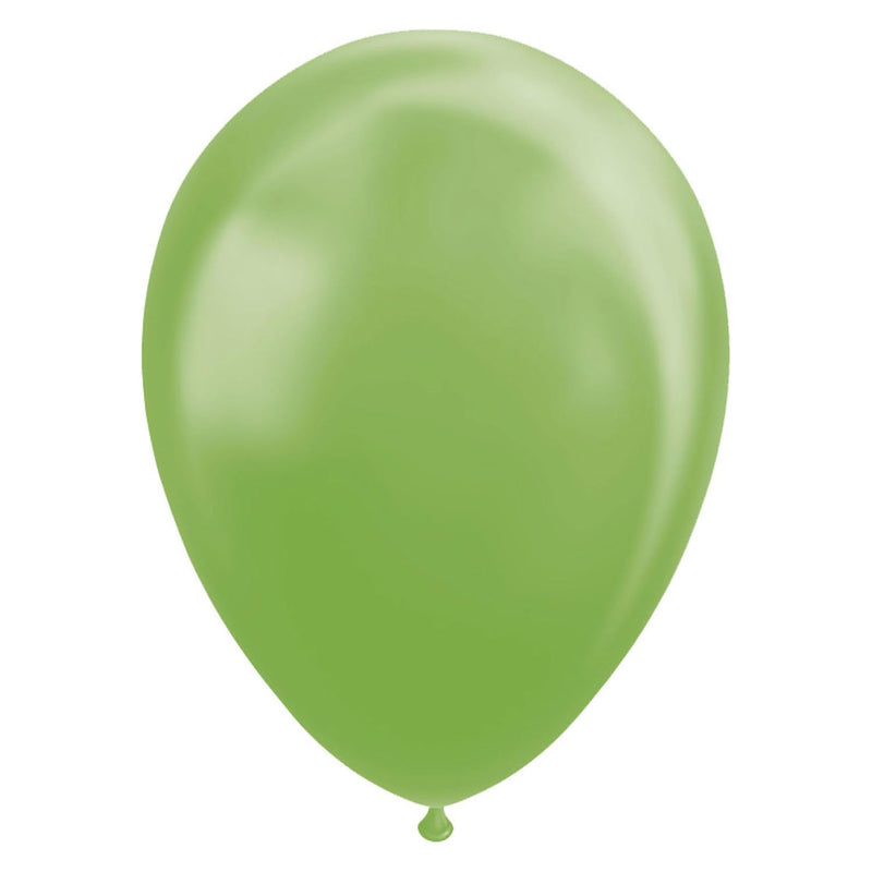 Wefiesta Ballonnen metallic 30 cm latex donkergroen 10 stuks