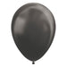 Globos - Ballonnen Metallic Zwart 30cm 10st.