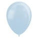 Globos Pearl Balloons 30 cm Latex Light Blue Pack of 10