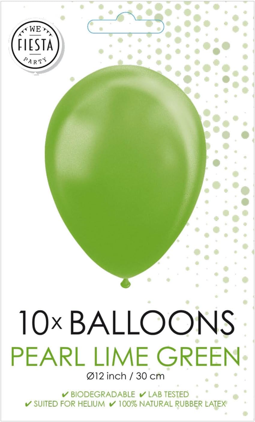 Globos Ballonnen parels 30 cm latex limoen 10 stuks