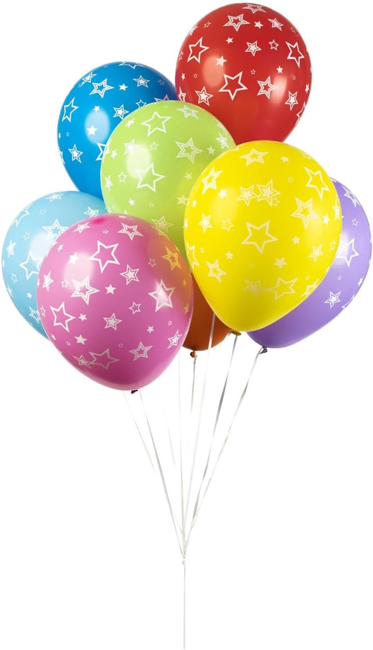 Globos - Ballonnen Sterren Mix Kleuren 30cm 8st.