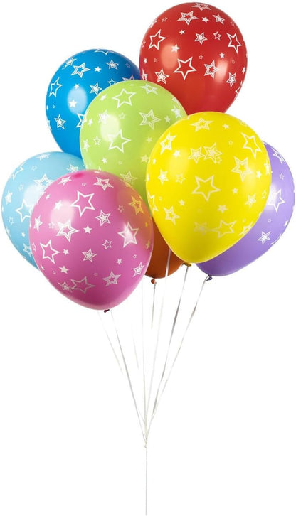 Globos - Ballonnen Sterren Mix Kleuren 30cm 8st.