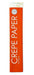 Globos crepe paper 250 x 50 cm orange