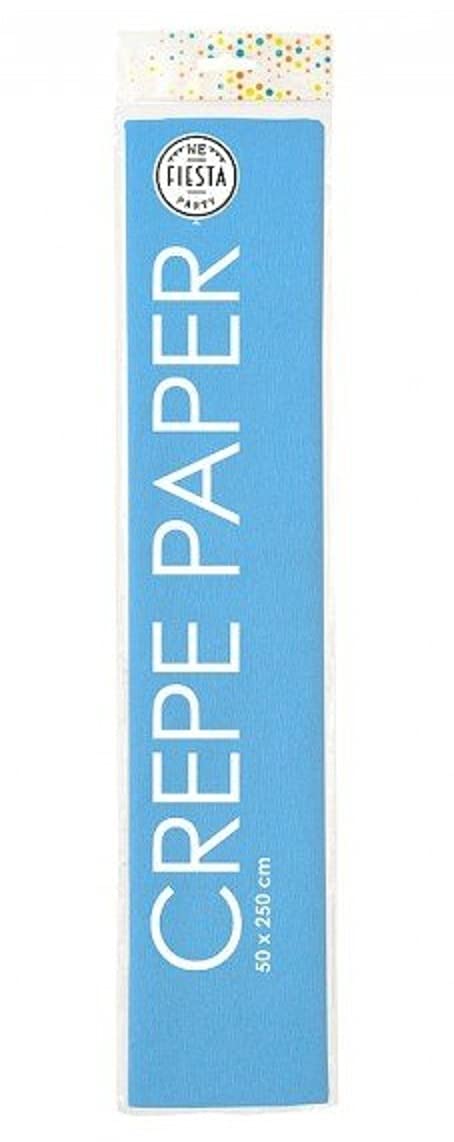 Globos Crepe Paper 250 x 50 cm Light Blue