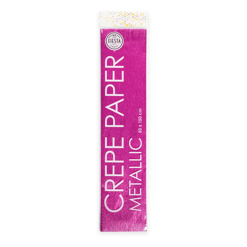 Globos Crepe Paper Metallic 150 x 50 cm Pink