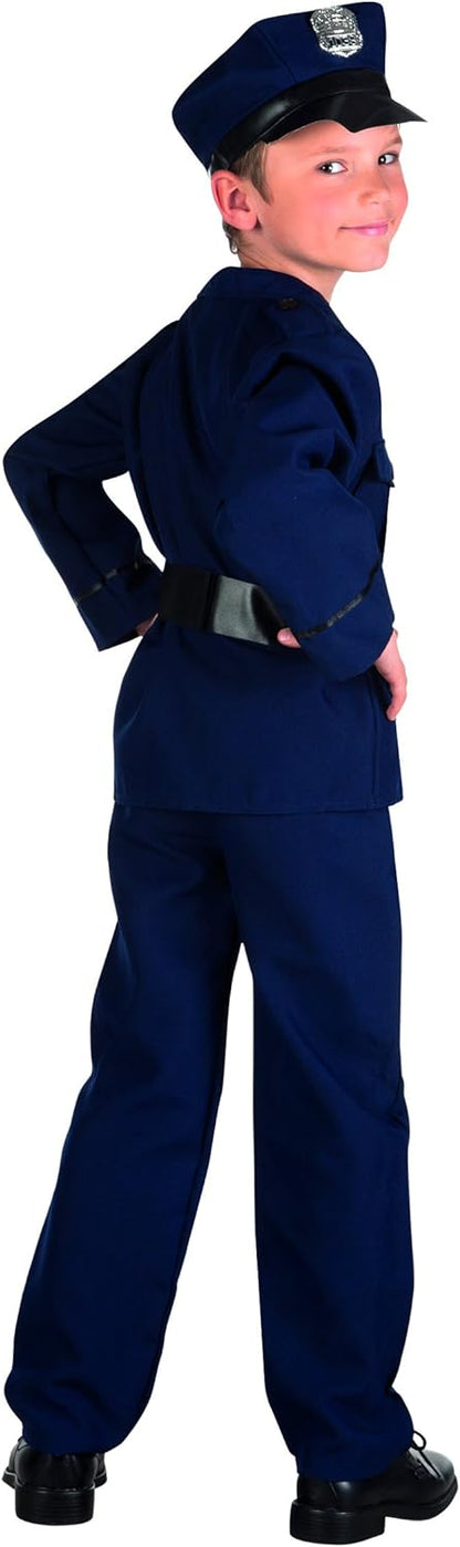 Boland 82184 Children's Policeman, Police, Helper, Rescuer, Carnival, Fancy Dress, Theme Party, Fancy Dress, Theatre