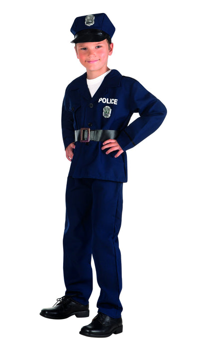 Boland 82184 Children's Policeman, Police, Helper, Rescuer, Carnival, Fancy Dress, Theme Party, Fancy Dress, Theatre