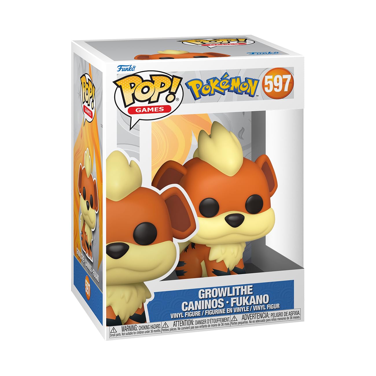 Funko POP! Games: Pokemon - Growlithe - Collectable Vinyl Figure - Gift Idea - Official Merchandise - Toys for Kids & Adults - Video Games Fans - Model Figure for Collectors and Display