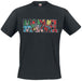 Marvel T-Shirt Logo Character Infill (M