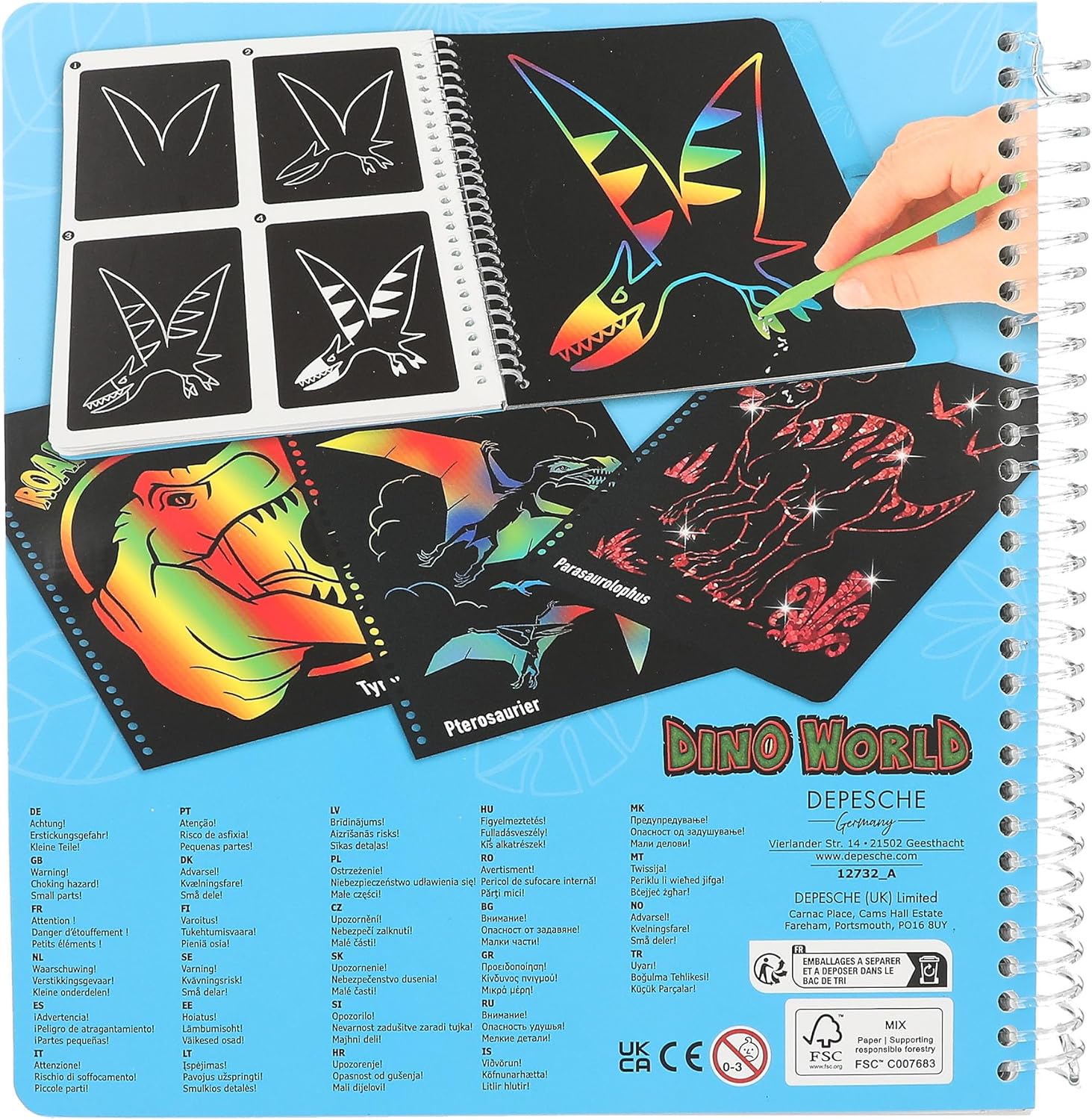 Dino World - Magic Scratch Book (0412732