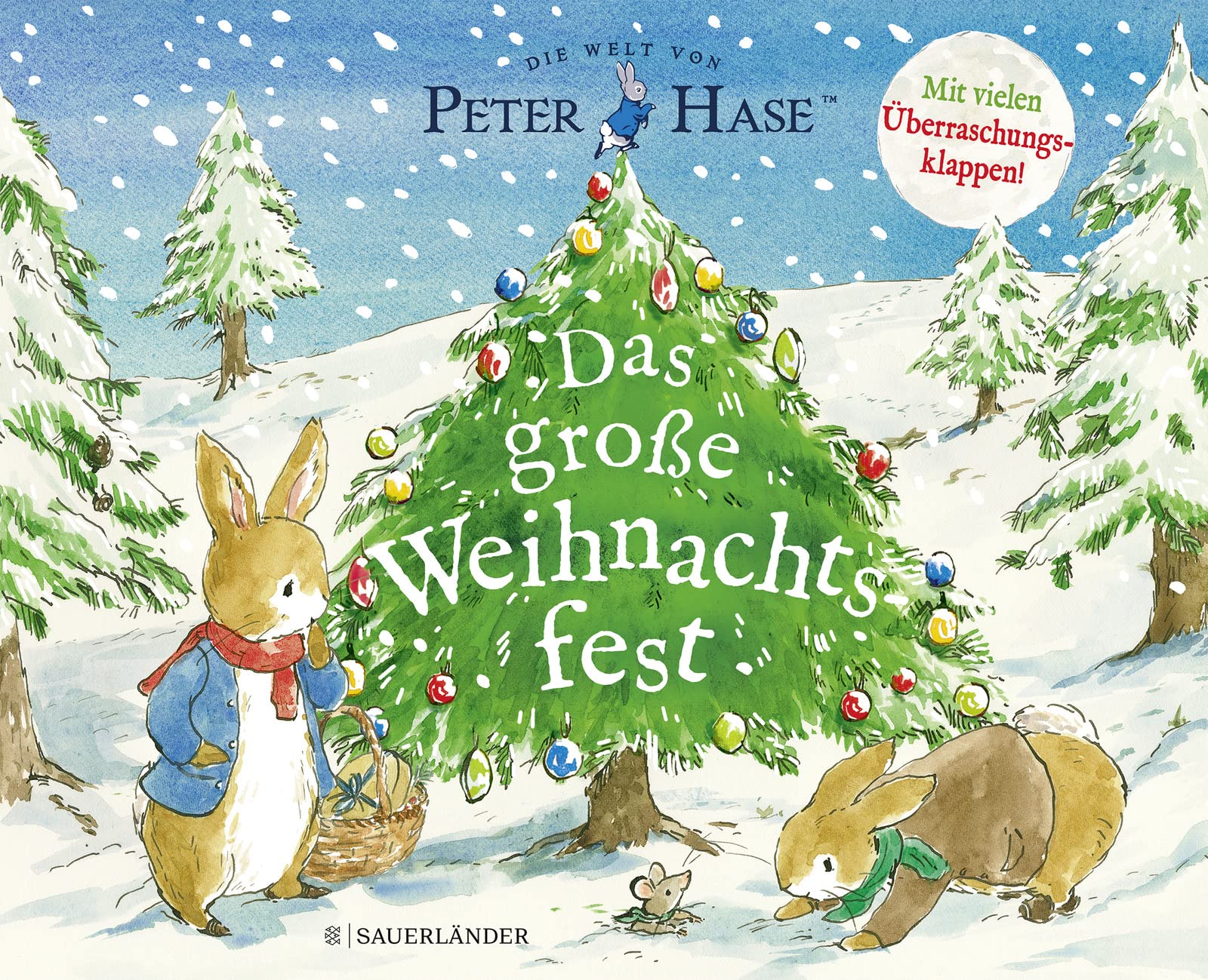Peter Hase Das große Weihnachtsfest: Klappenbuch mit Weihnachtsgeschichte zur Adventszeit für Kinder ab 3 Jahre │ Kinderbuch Klassiker für die Weihnachtszeit (schönes Weihnachtsgeschenk