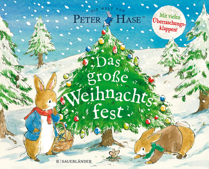 Peter Hase Das große Weihnachtsfest: Klappenbuch mit Weihnachtsgeschichte zur Adventszeit für Kinder ab 3 Jahre │ Kinderbuch Klassiker für die Weihnachtszeit (schönes Weihnachtsgeschenk