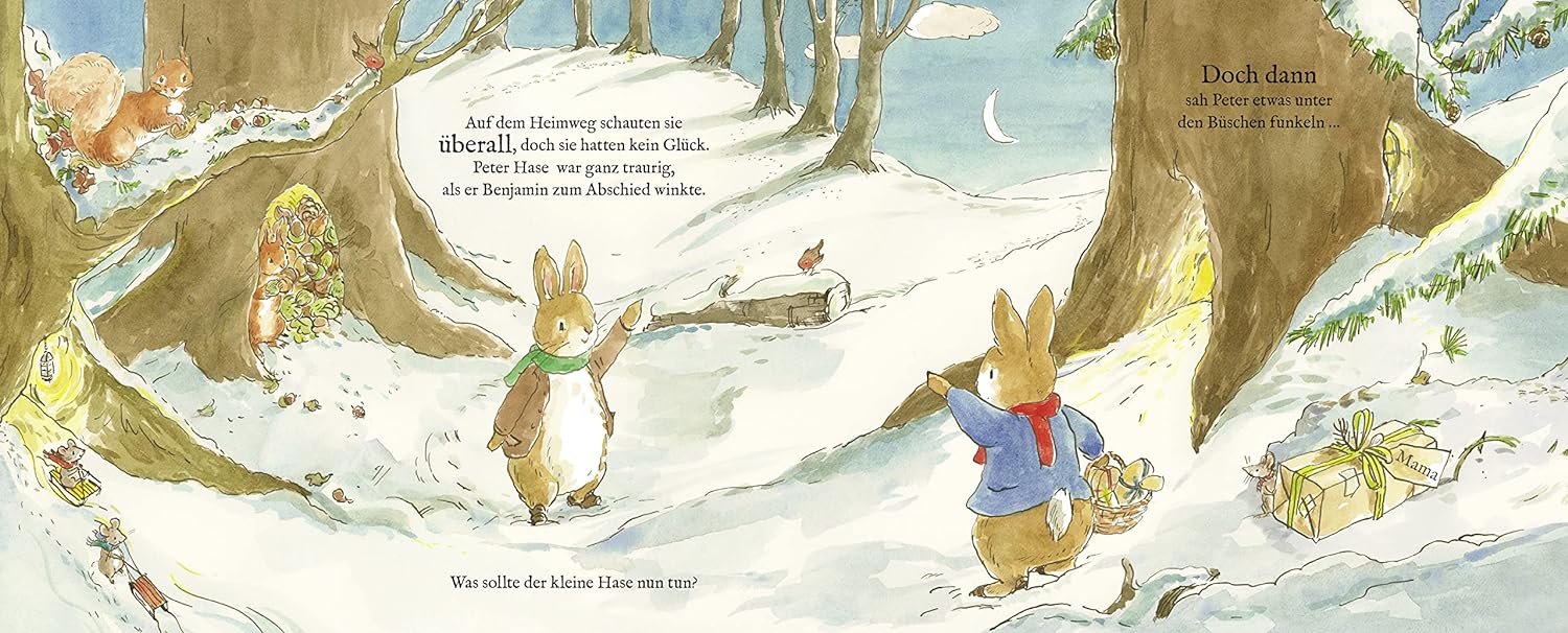 Peter Hase Das große Weihnachtsfest: Klappenbuch mit Weihnachtsgeschichte zur Adventszeit für Kinder ab 3 Jahre │ Kinderbuch Klassiker für die Weihnachtszeit (schönes Weihnachtsgeschenk