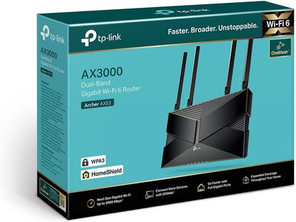 TP-Link Wireless Router Gigabit Ethernet Dual-Band (2.4 Ghz /, W128303160 (Ethernet Dual-Band (2.4 Ghz / 5 Ghz) 5G Black