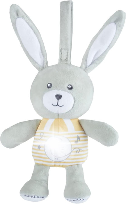 Chicco Lullaby Stardust Bunny | Soft Plush Toy for Cots, Cribs, Pushchairs & Strollers, Calming Music for Baby