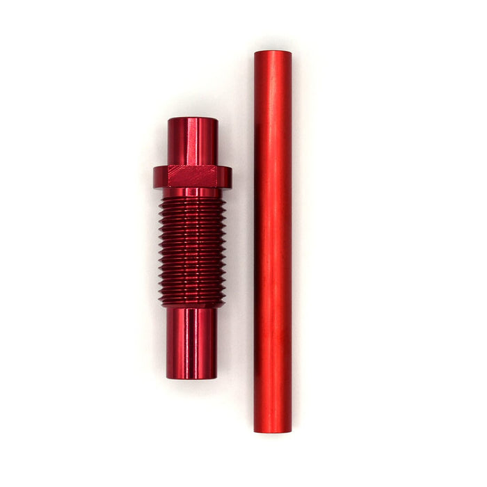 Feedback Sports 15 x 110 + 12 x 148 mm Adattatore Sprint Stand per asse da 15 x 110/12 x 148 mm Unisex-Adulto, Argento/Rosso