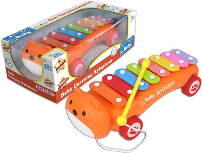 Bontempi | BabyMelody: Xylophone with Wheels for Little Musicians on the Move, 340 x 135 x 120 mm