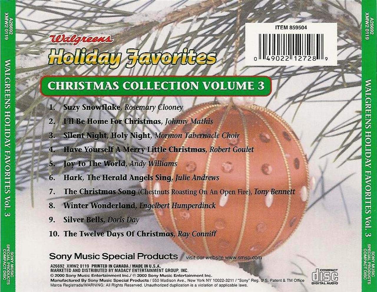 Wallgreens Holiday Favorites Volume 3 (UK Import