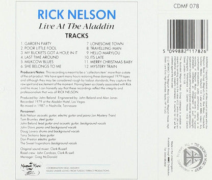 Rick Nelson - Live At The Aladdin