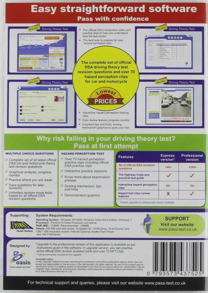 Driving theory test for car and motorcycle (Import)