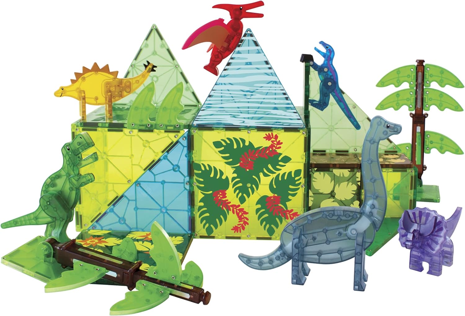 Magna-Tiles - Dino World XL 50 pcs set - (90228