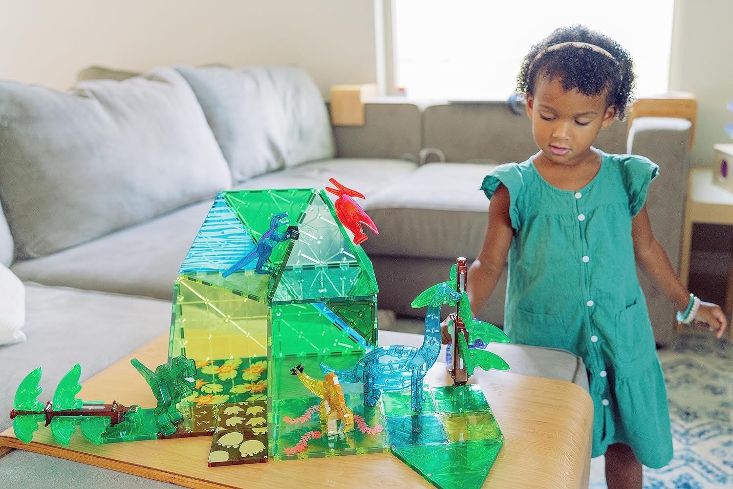 Magna-Tiles - Dino World XL 50 pcs set - (90228
