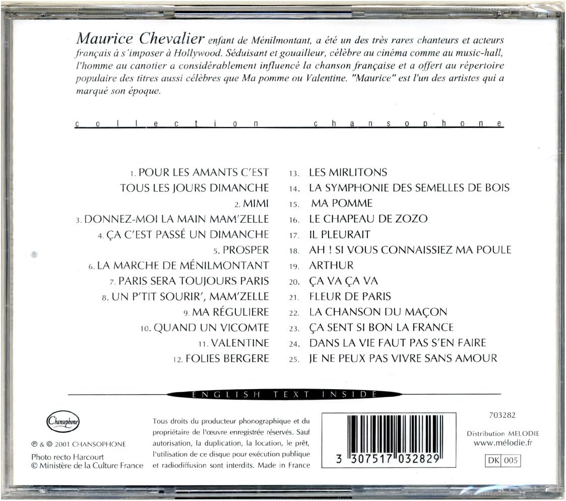Maurice Chevalier - Collection Grands Interpretes (CD)