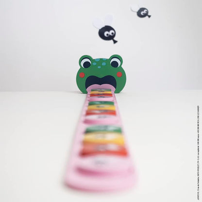 Janod Pédagogie Range Algorithms-Learn Colours and Sequences-Children’s Educational Toy-Frog Game-36 Months +, J05088, Multicolor Frog Algorithms - Learn Colours and Sequences