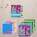 Poppik Stickern nach Zahlen 360 Stickers - Karte - kreativ Poster malen - Kinder ab 4 Jahren (Construction
