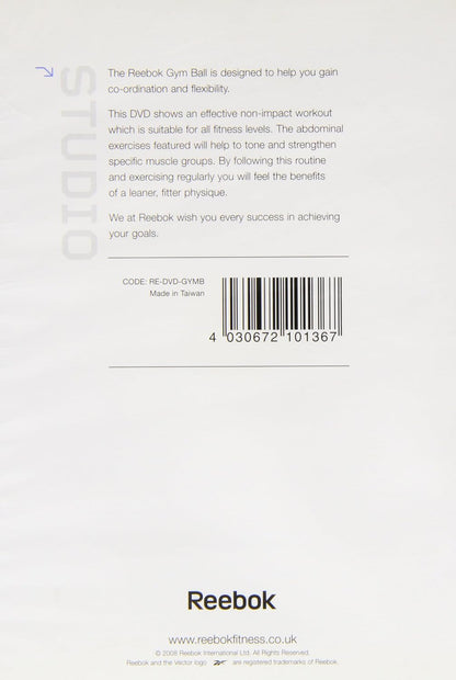 Reebok Gym Ball Workout DVD