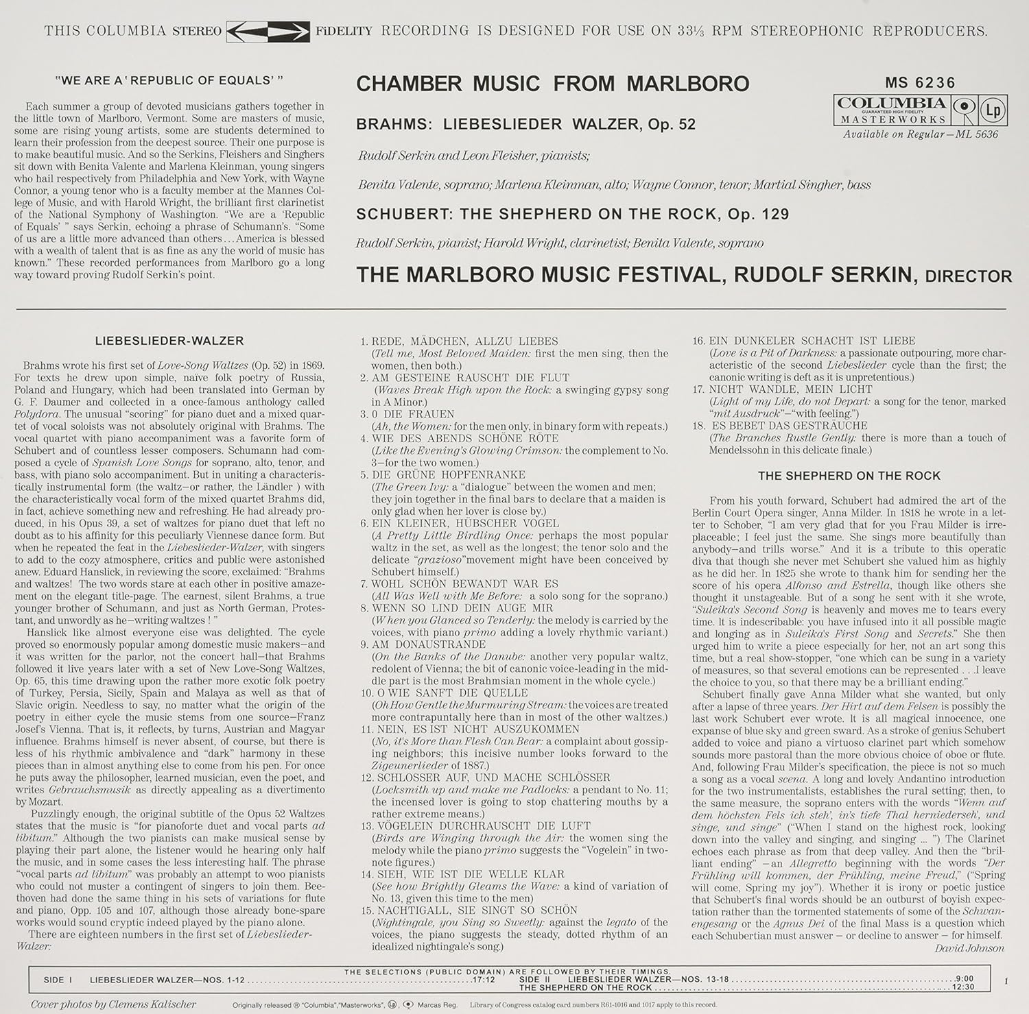 Brahms/Schubert: Chamber Music