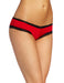 Netzpanty Mit Spitzenbordre-rot/schwarz Criminal Minds Panties Durchscheinende Netzpanty Mit Spitze M