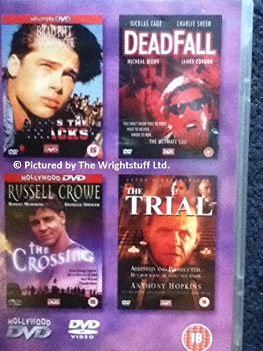4 drama movies : Deadfall : The Trial : Across the Tracks : The Crossing