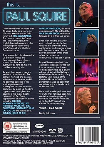 Paul Squire - This is Paul Squire Live At The Custom House South Shields